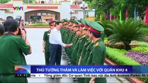 Quân khu 4 QĐND Viet Nam đón tiếp Thủ tướng Nguyễn Tấn Dũng đến thăm