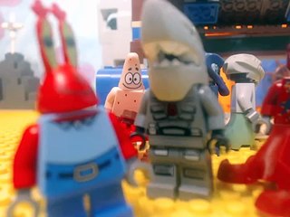 lego spongebob sandy spongebob and the worm