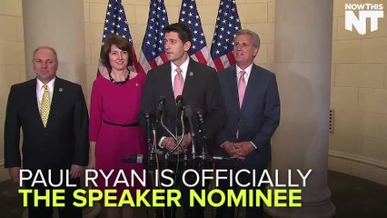 Paul Ryan Is The GOP's Official Speaker Nominee