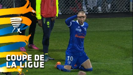 But Lakdar BOUSSAHA (58ème pen) / Bourg en Bresse 01 - FC Nantes (3-2) -  (1/16 de finale) (BBP - FCN) / 2015-16