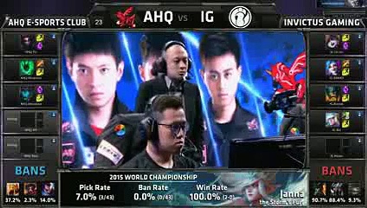 AHQ vs IG  League of Legends World Championship 2015 S5  AHQ E-SPORTS CLUB vs INVICTUS GAMING_5