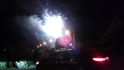 Feu d'artifice à Hardelot-plage