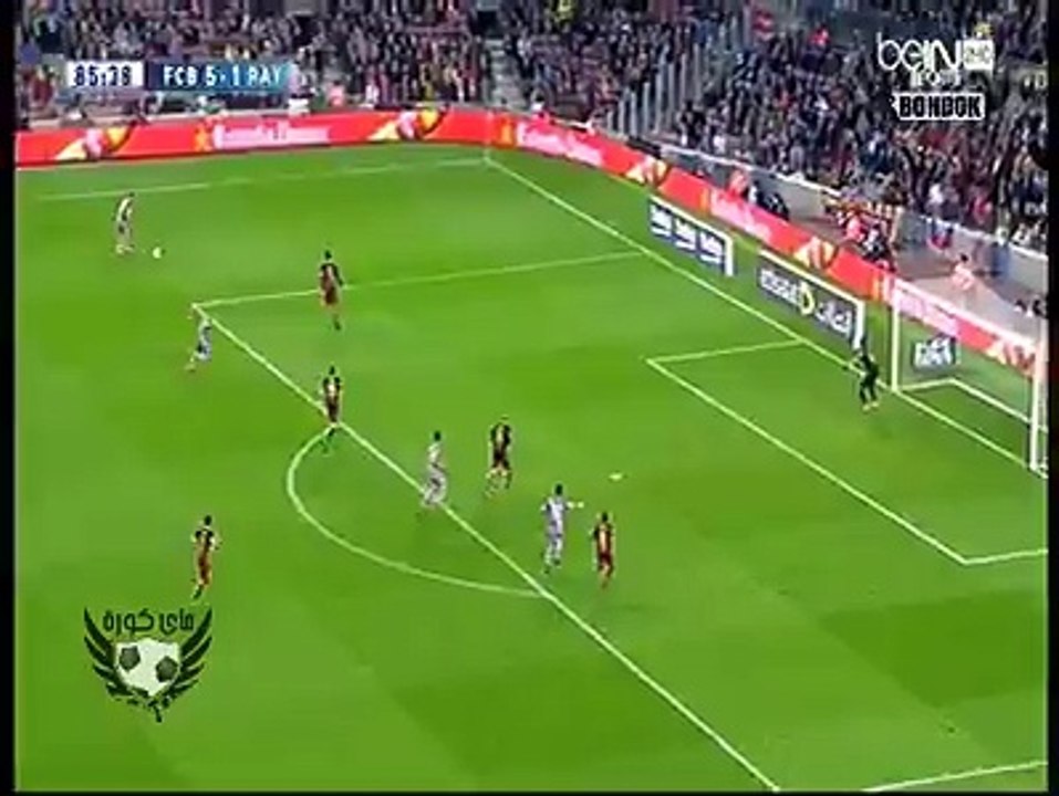 هدف رايو فاليكانو الثاني في برشلونة اليوم 17-10-2015