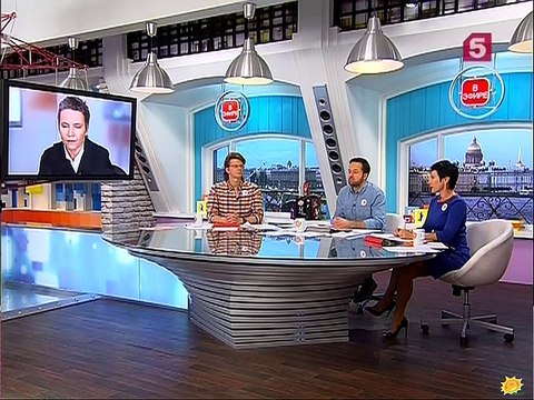 Светлана Сурганова в программе Утро на Пятом