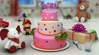 VIDS for KIDS in 3d (HD) Music for Babies to Relax with animated Cake AApV