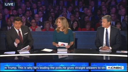 Kasich-Trump kerfufle during the debate