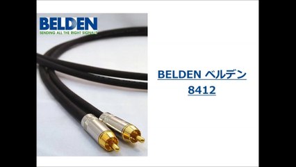 プロケーブル「BELDEN ベルデン 8412」