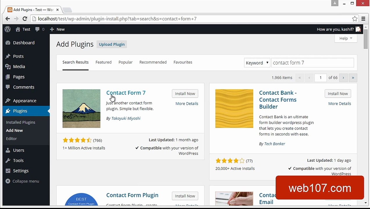 How To Add a Contact Form To My WordPress Website - Tutorial