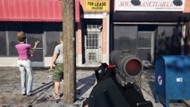 RAGE COP: Minigun vs. Traffic (Grand Theft Auto 5 Gameplay Video)