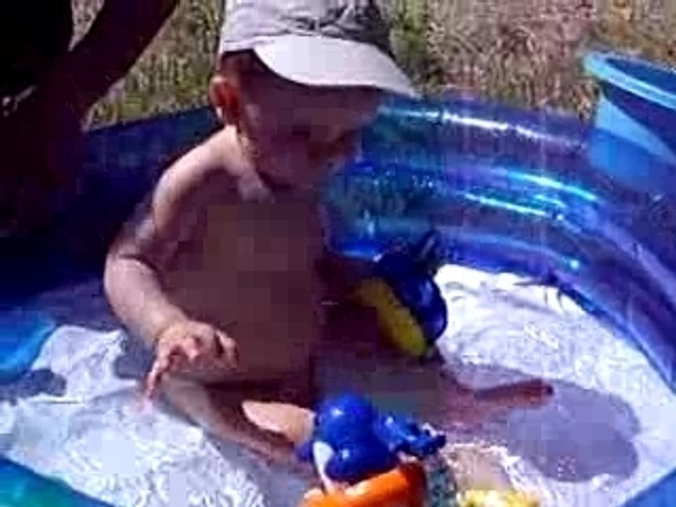 dans l'eau dehors