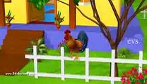 Cock A Doodle Doo - 3D Animation English Nursery rhyme for  children with lyrics