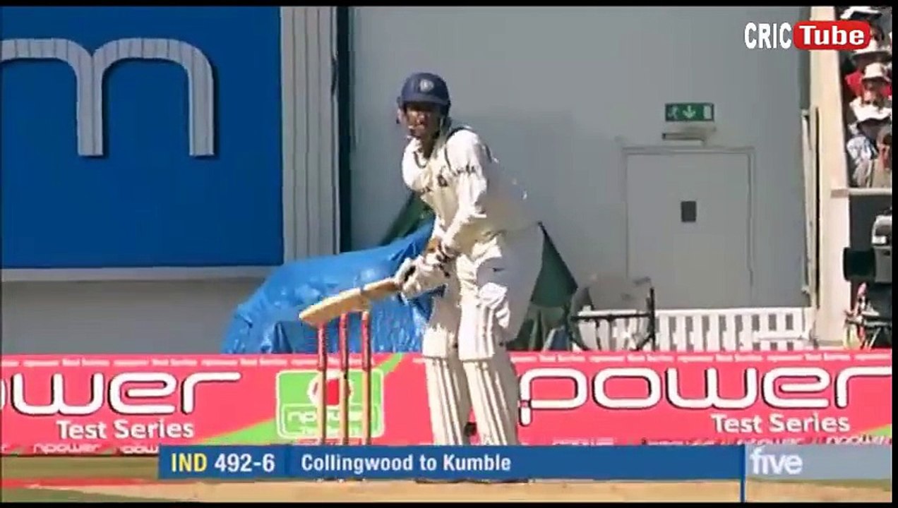 Anil Kumble 110 Not Out vs England | Maiden Test Century | 3rd Test, 2007 - HQ
