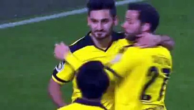 Ilkay Gundogan Goal HD _ Borussia Dortmund 4 - 1 Paderborn _ DFB Pokal 2015