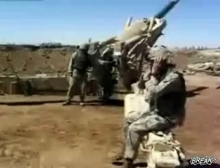 artillery get some soldier blown really funny