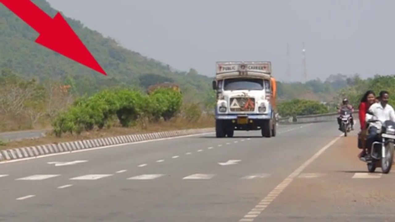 Real Ghost Crossing Road - Caught in Camera