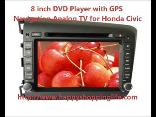 Download Video: Custom Stereo for Honda Civic Car GPS Navigation Radio DVD Bluetooth TV