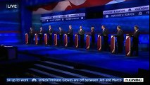 Applause From The Crowd For Ted Cruz At CNBC Debate