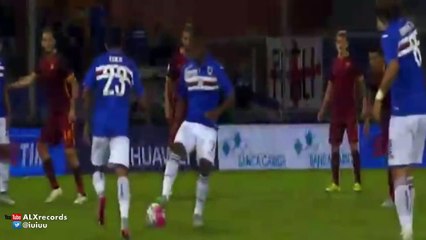 Sampdoria vs AS Roma 2 1 All Goals and Highlights 2015