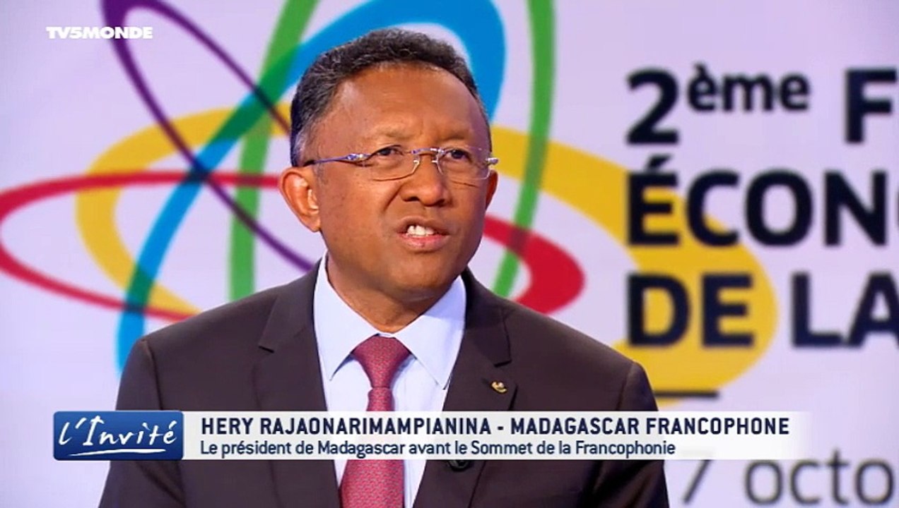 Rajaonarimampianina sur TV5 Monde
