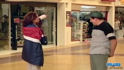 Naughty Woman Bum Pinch Public Prank