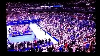2015 US open Men's Final presentation ceremony -