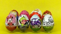 8 Kinder Surprise Eggs Joy! Barbie, Minnie, Bob, Angry Birds, Animals by TheSurpriseEggs