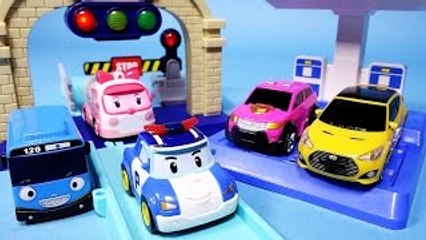 Auto Poli play set 로보카폴리 오토폴리 미니특공대 헬로카봇 장난감 Rob