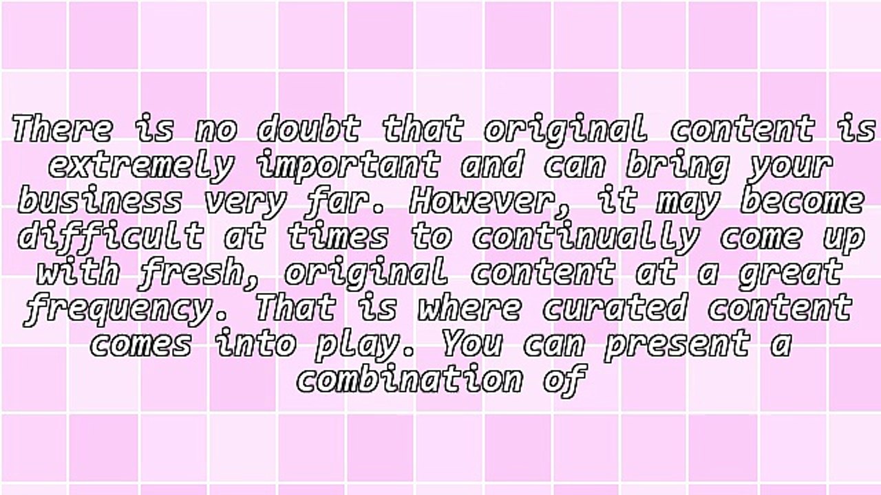 How to Present an Amazing Curated Post