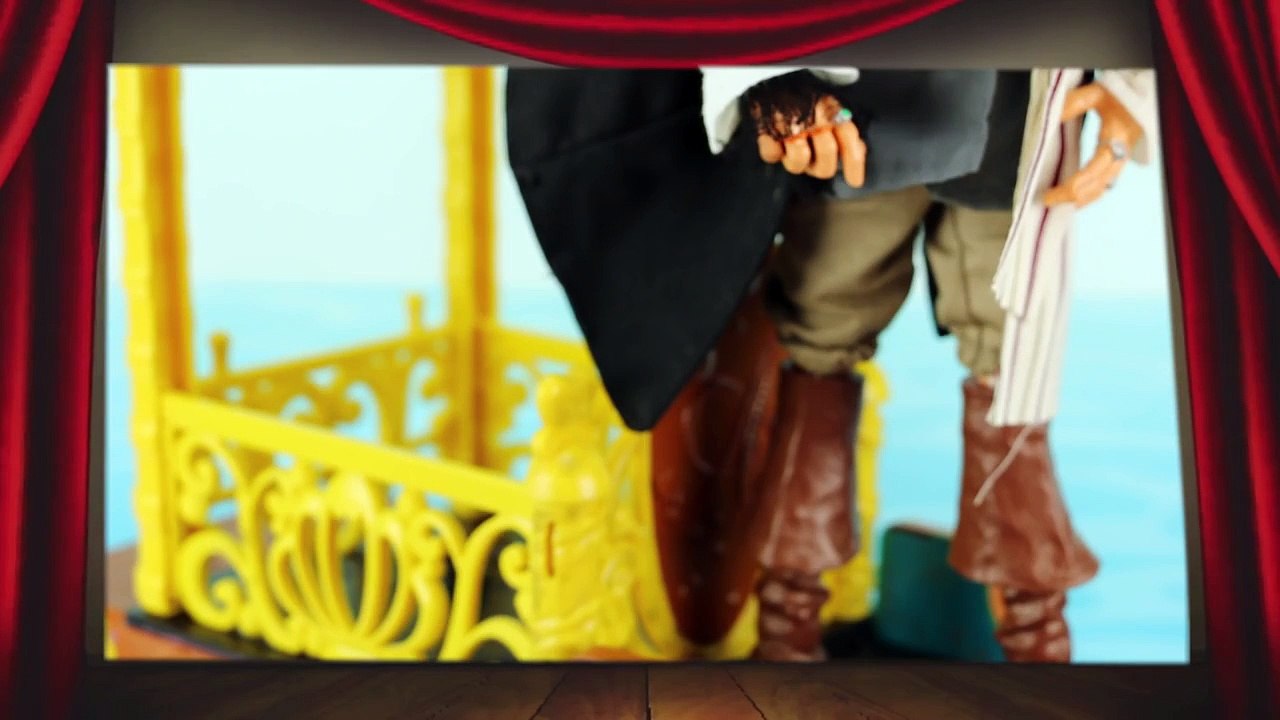 Anna & Elsa Mermaids Save Belle after Being Kidnapped by Gaston. DisneyToysFan