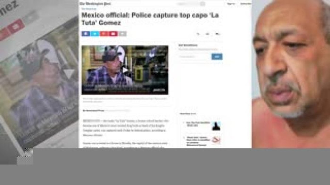 Captura de la "Tuta" causo eco más allá de nuestras fronteras