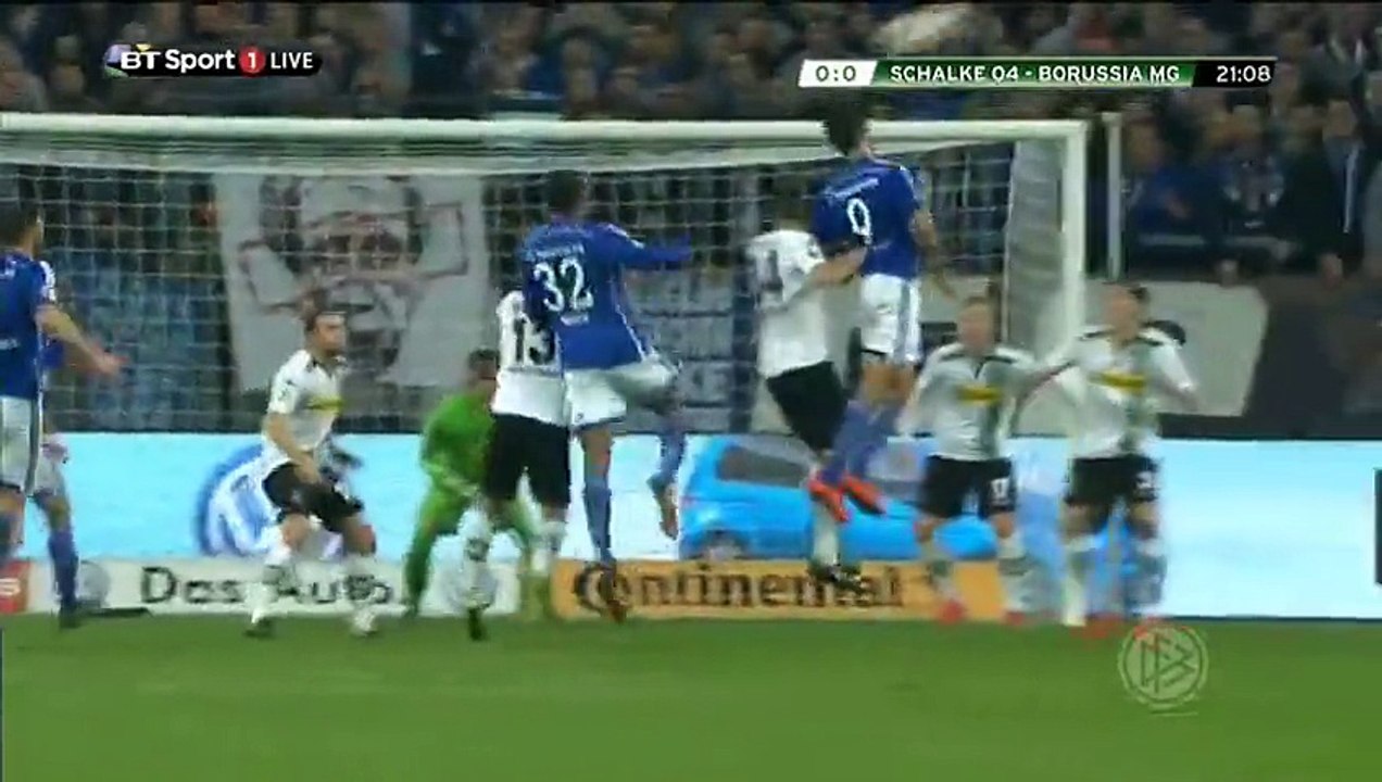 Schalke 0 – 2 Borussia Moenchengladbach (DFB Pokal) Highlights October 28,2015