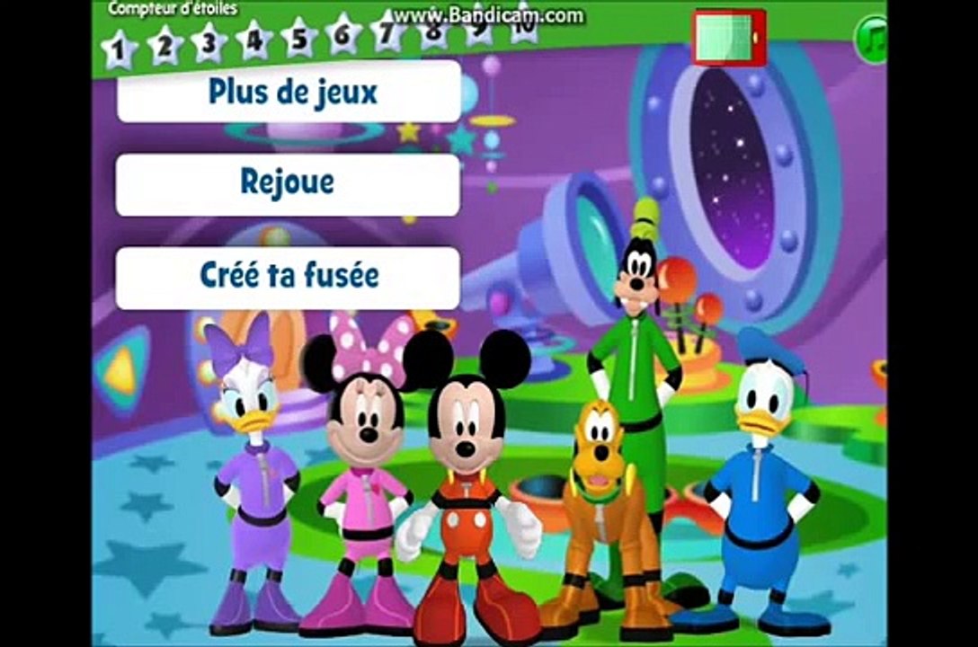 Disney La Maison de Mickey Mickey dans lEspace Dessin Animé de Jeux Complet en Français !