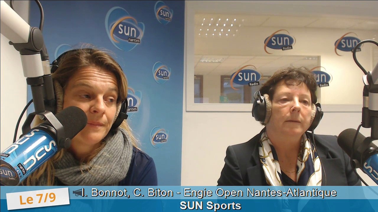 SUN Sports - 29 octobre 2015 - I. Bonnot et C. Biton - Le tournoi de tennis Engie Open Nantes