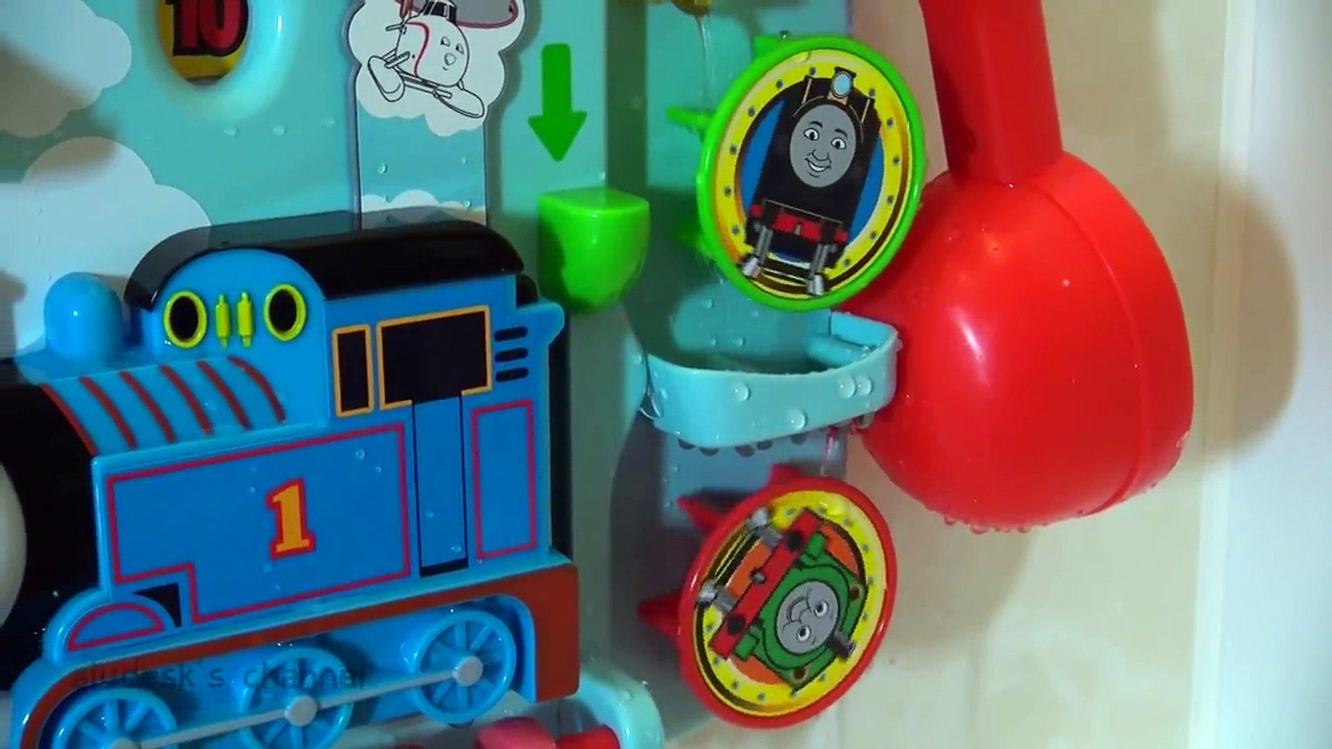 THOMAS & FRIENDS トーマス10までかぞえよう　おふろすうじあそび Thomas & Friends☆トーマス おもちゃ お風呂 🐤 10までかぞえ