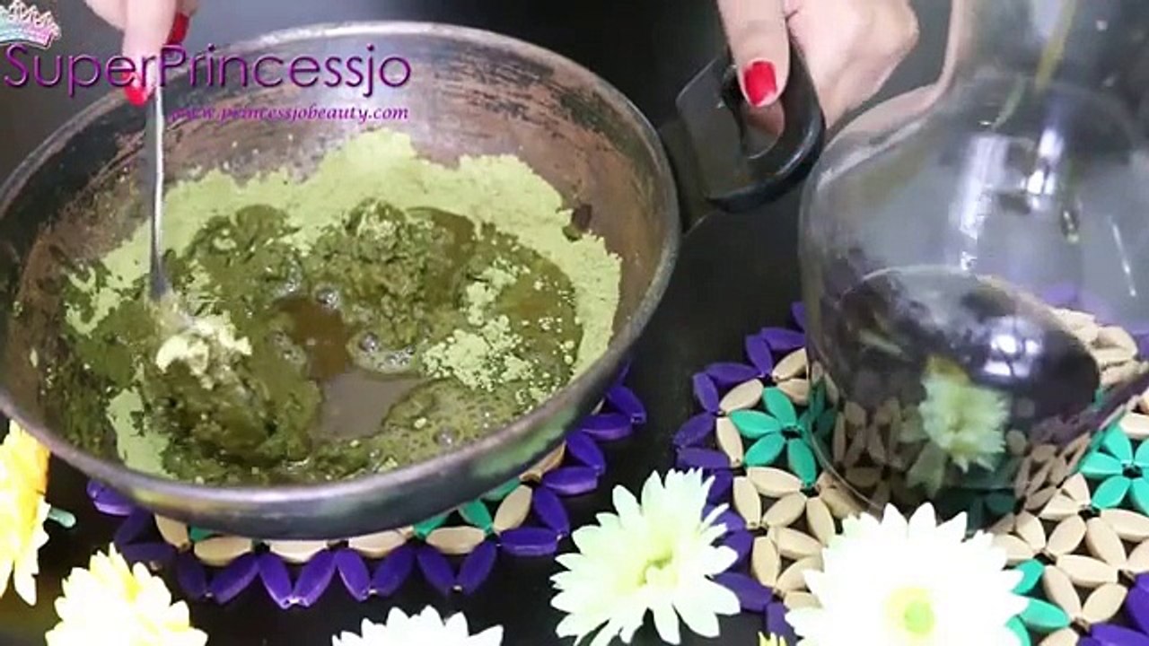How to Mix Henna Mehendi for Dark Hair Color Dye - Best Way To Cover GRAY HAIR