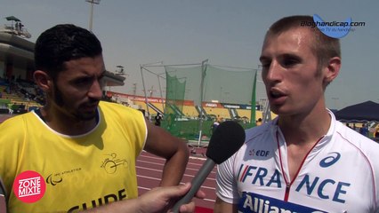 Timothée Adolphe - Fadil Bellaabouss - Demi Finale du 200m T11 - 3ème