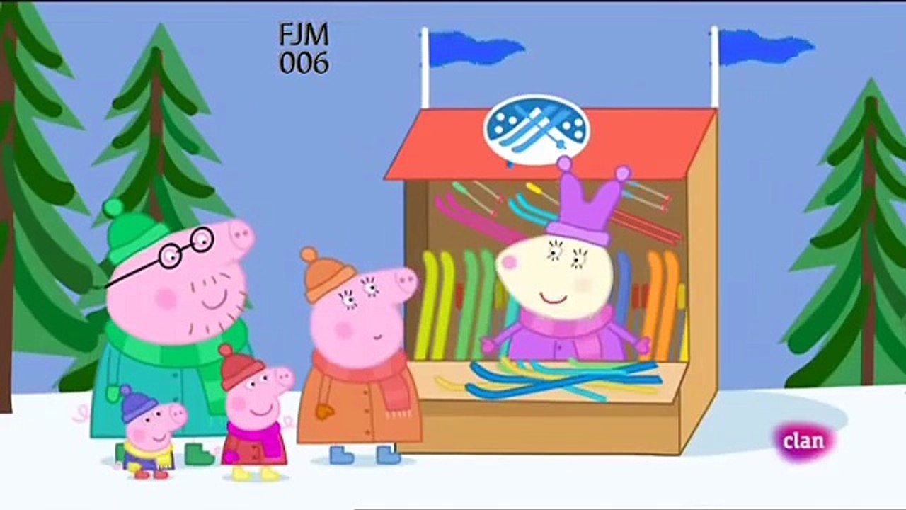 Peppa Pig en Español Episodio 4x52 La montaña nevada