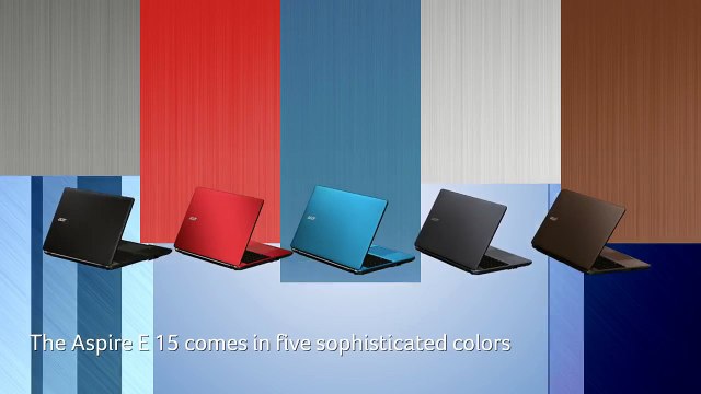 Acer Aspire E Series Notebook Everyday essentials enhanced (Features & Highlights)