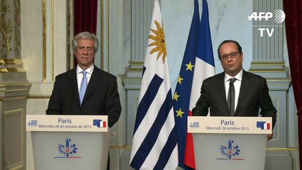 Hollande: "il faut plus d'échanges entre l'Europe et le Mercosur"