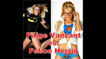 Paige VanZant and Felice Herrig  show