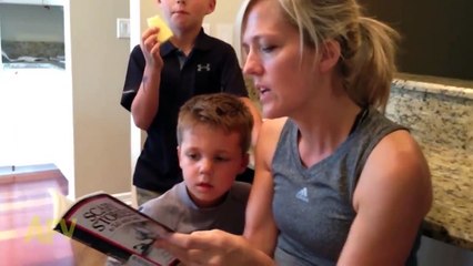 Kid Has The Cutest Reaction To Scary Story