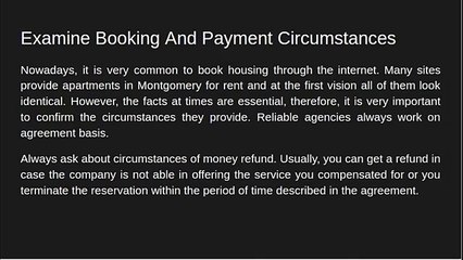 Guidelines For Effective Rental Apartments in Montgomery, AL