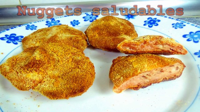 NUGGETS DE POLLO SALUDABLES - recetas de cocina faciles y economicas y rapidas de hacer