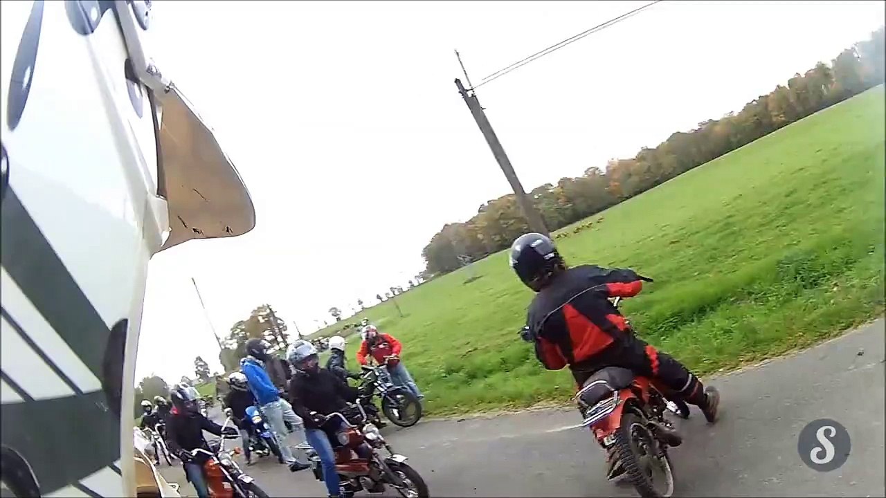 Vache vs Mobylette (Treignat 2015)
