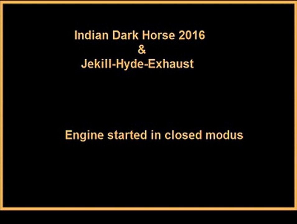 Indian Chief Dark Horse 2016 & Jekill-Hyde-Exhaust