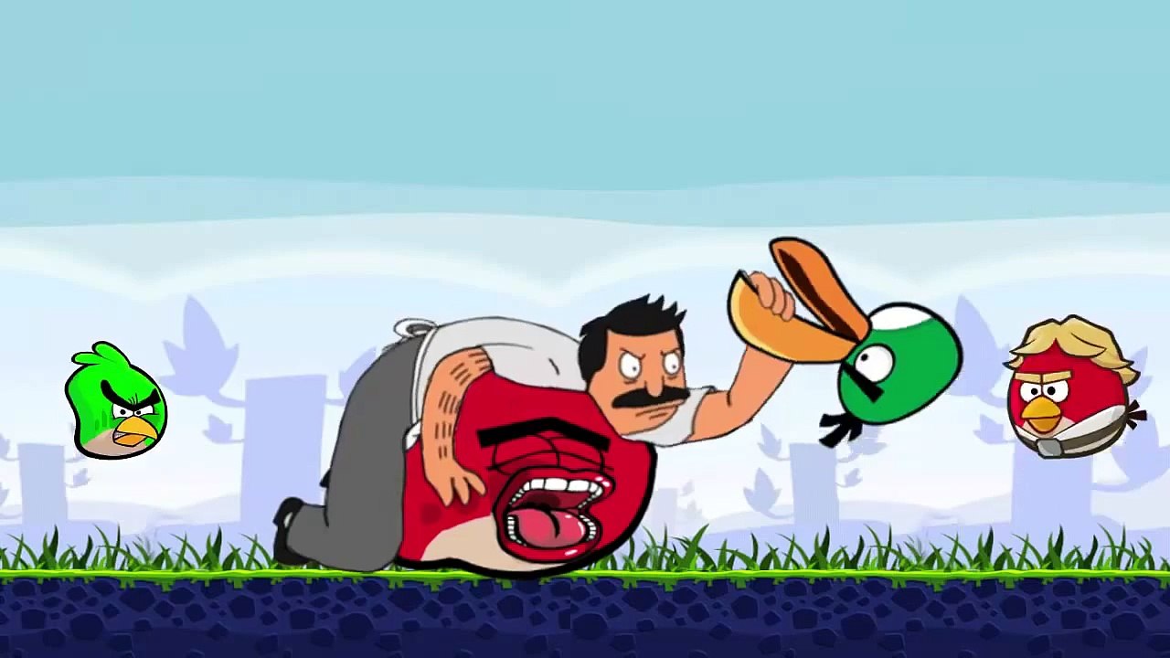 Angry bobs burgers(angry birds meet bobs burgers)
