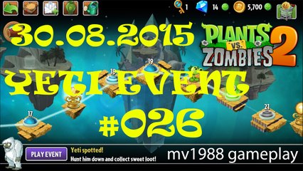 Plants Vs. Zombies 2 - Yeti Event 001 Gameplay HD (part #026)