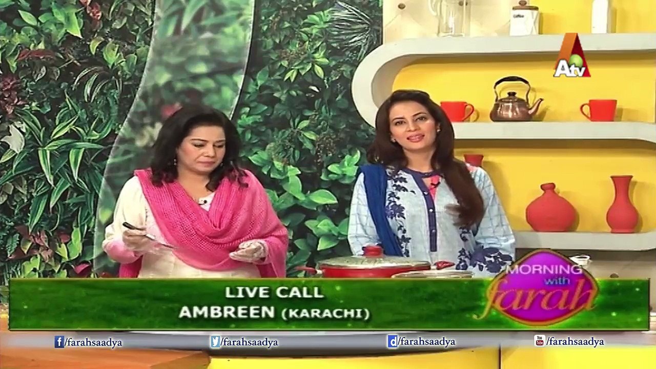 Morning With Farah - live caller compliments about Farah | post by faisal