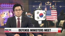North Korea to top agenda when Korea, U.S. defense ministers meet Monday