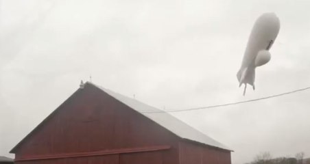 La dérive d'un dirigeable militaire aux Etats-Unis, en 42 secondes